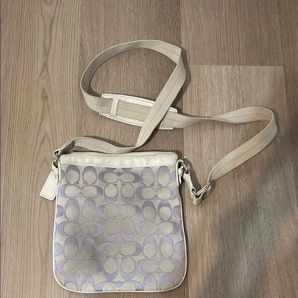 Coach White and Gray Women's Bag